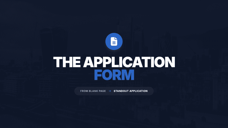 The application form
